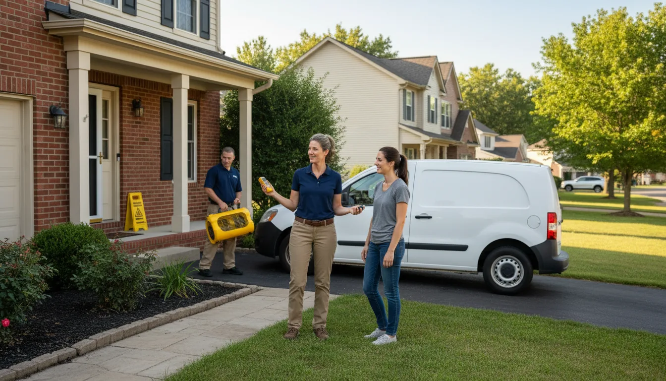 Residential water damage restoration in Waipio, HI